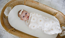 Load image into Gallery viewer, Cotton and Bamboo Swaddle | Daisy