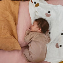 Load image into Gallery viewer, Hand Printed Muslin Blanket | Moon