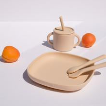 Load image into Gallery viewer, Noa Square Plate | Buttermilk