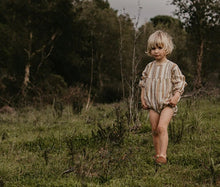 Load image into Gallery viewer, The Brook Romper | Desert Stripe *Size 2-3 years*