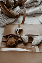 Load image into Gallery viewer, Diaper Wallet | Faux Fur Tan