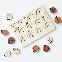 Load image into Gallery viewer, Wooden Tray Puzzle | Count To 10 Ladybugs