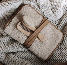 Load image into Gallery viewer, Diaper Wallet | Faux Fur Tan