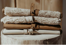 Load image into Gallery viewer, Diaper Wallet | Faux Fur Tan