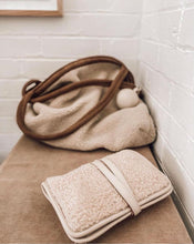 Load image into Gallery viewer, Diaper Wallet | Faux Fur Blanc