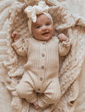 Load image into Gallery viewer, Ribbed Romper | Honey Milk