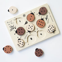 Load image into Gallery viewer, Wooden Tray Puzzle | Count To 10 Ladybugs