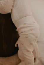 Load image into Gallery viewer, Ribbed Leggings | Seashell *Size 0-3 month*