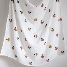 Load image into Gallery viewer, Hand Printed Muslin Blanket | Moon