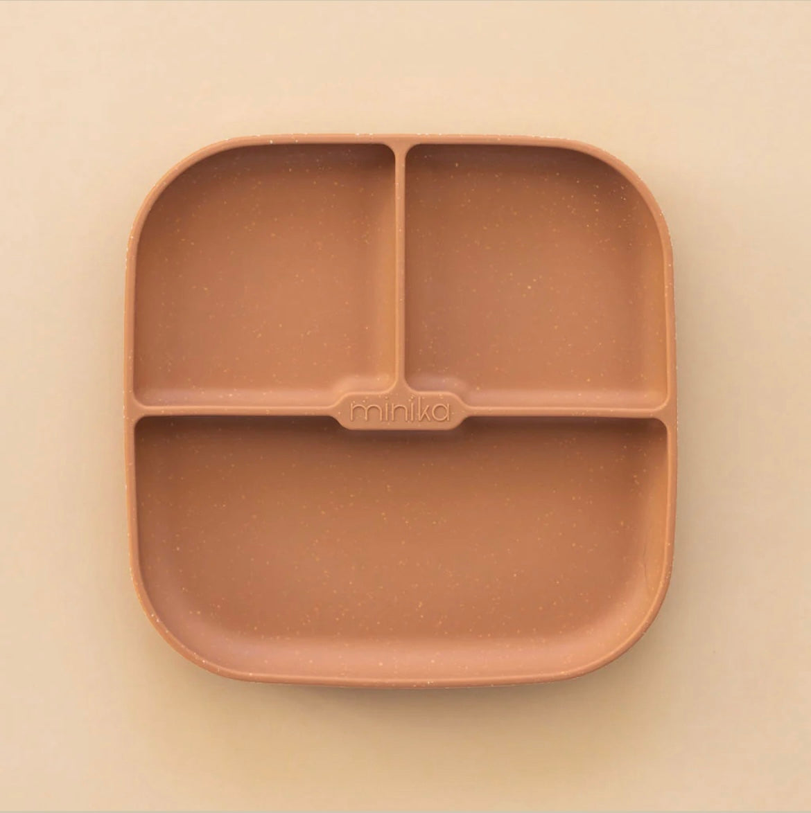 Silicone Suction Plate | Almond