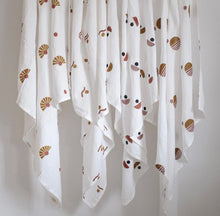 Load image into Gallery viewer, Hand Printed Muslin Blanket | Sunset
