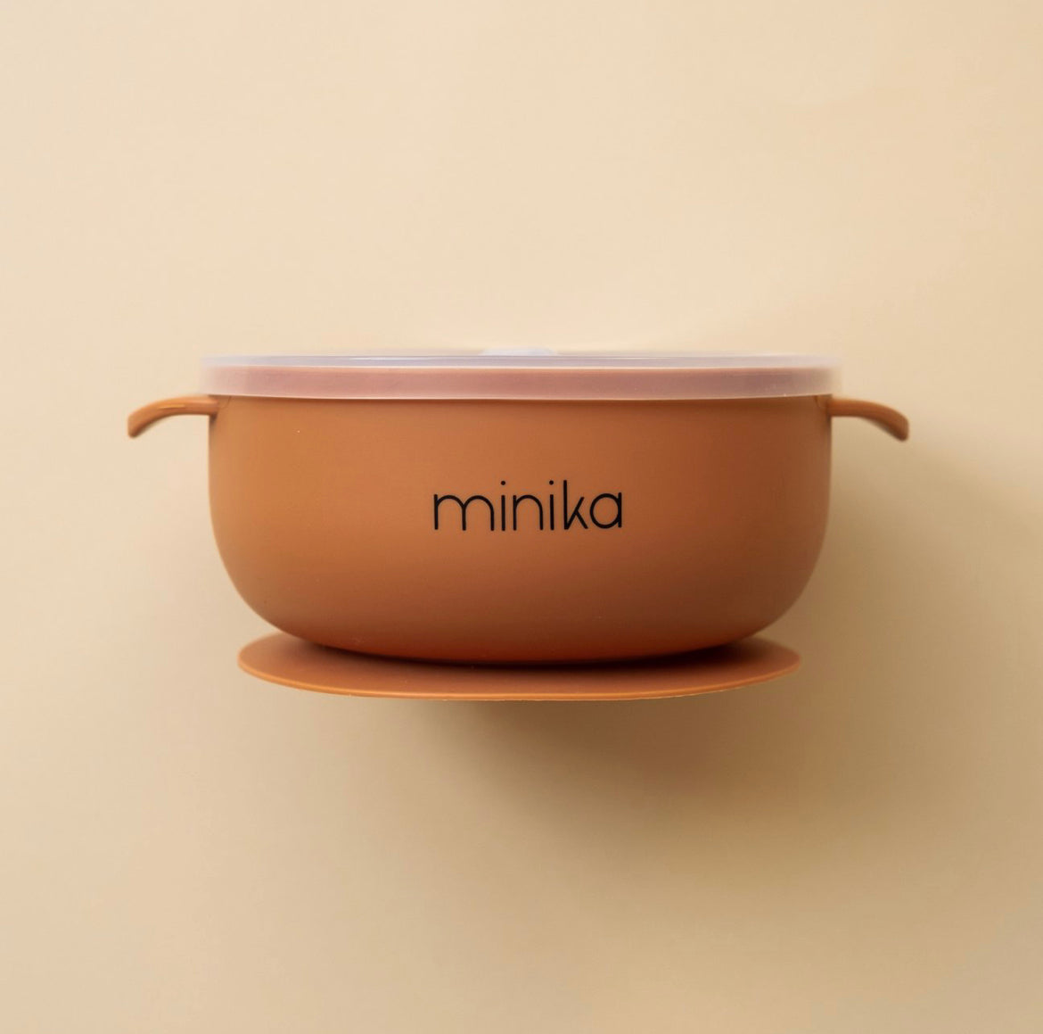 Silicone Bowl With Lid | Ginger