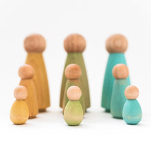 Load image into Gallery viewer, Baby Peg Doll Set | Pastel Rainbow
