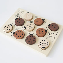 Load image into Gallery viewer, Wooden Tray Puzzle | Count To 10 Ladybugs
