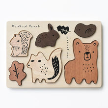 Load image into Gallery viewer, Wooden Tray Puzzle | Woodland Animals
